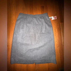 NWT Potomac Collection women’s pencil skirt grey plus Size 18 70% wool business‎